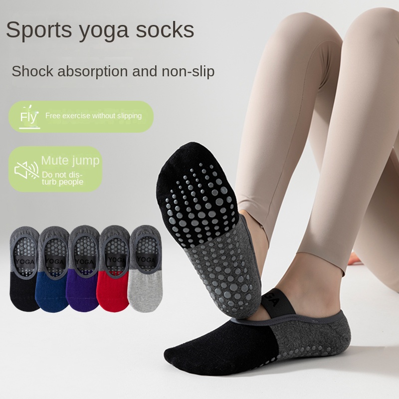 Pilates Yoga &A - 5쌍 크로스보더 전문 요가 양말, 면