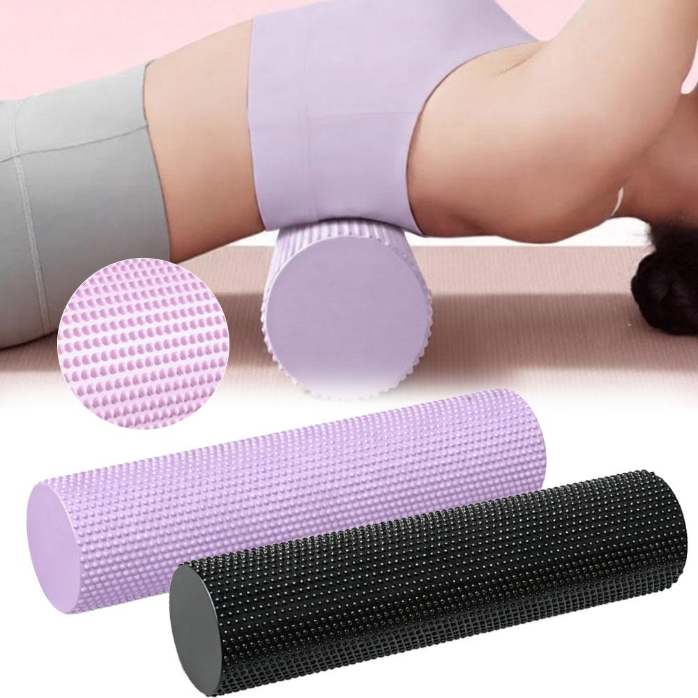 Pilates Yoga Home - EVA 고밀도 요가 폼 롤러 45cm,