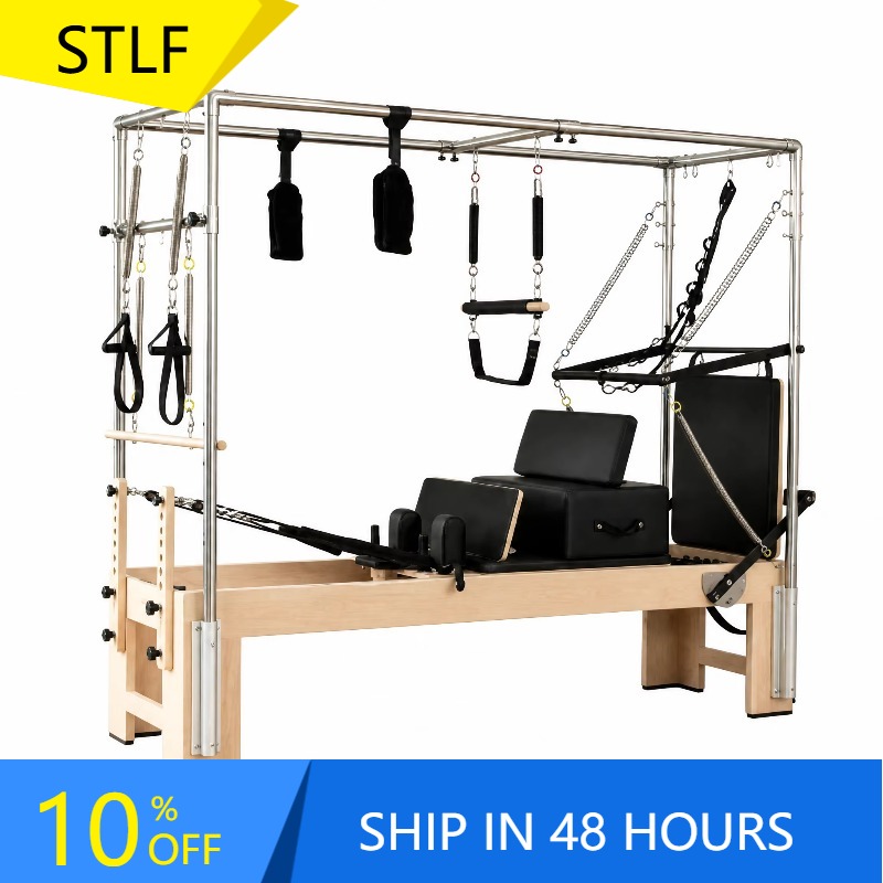 Pilates And Yoga Studio - YTYIN 상업용 3-in-1 리포머 메이플 우드