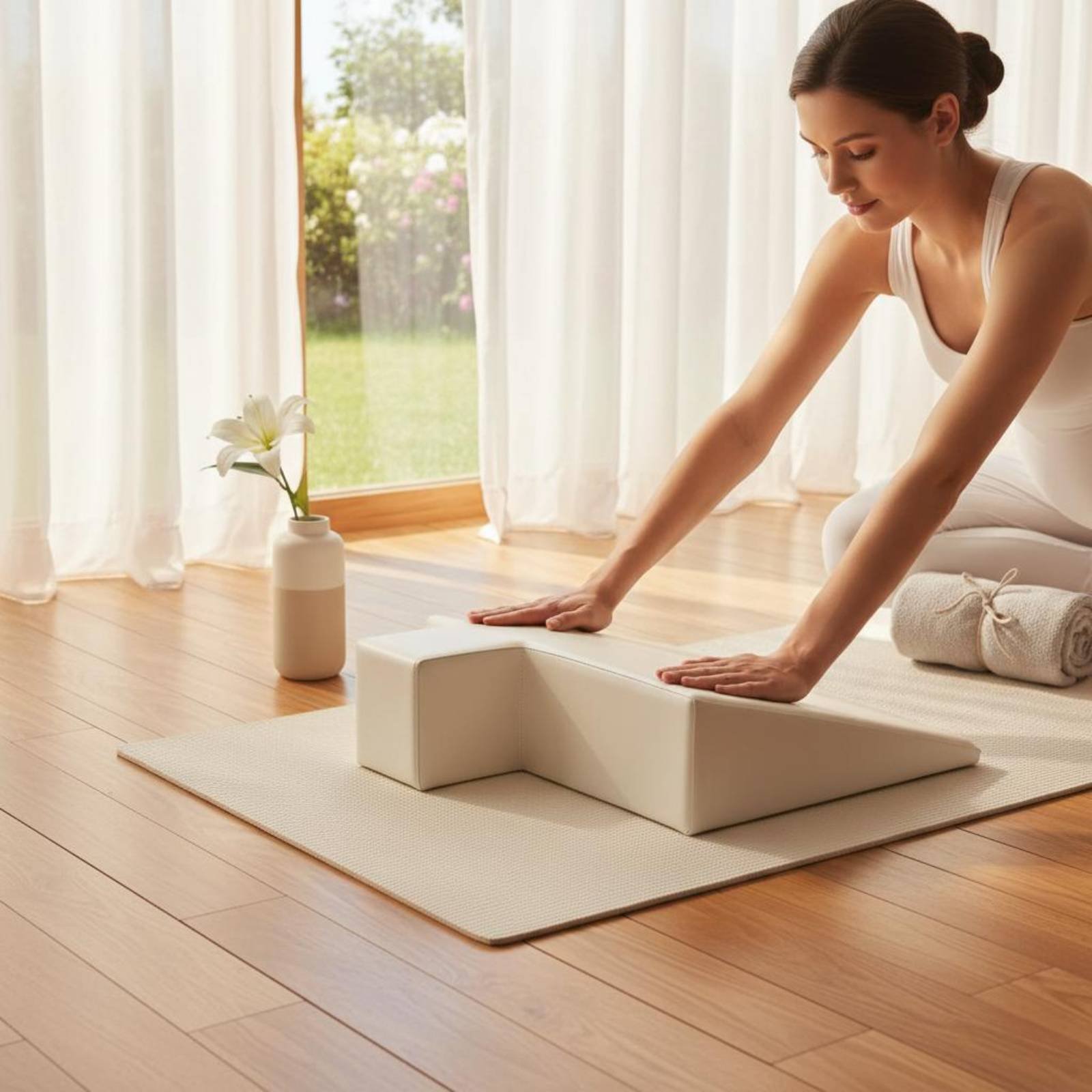 전문가용 필라테스 리포머 웨지 블록 고밀도 폼 스트레칭 - Pilates Yoga Block 리뷰 및 가격