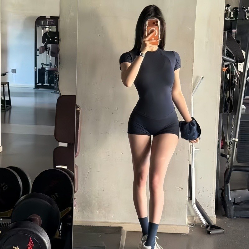 여성용 하이 스트레치 반팔 요가 2피스 세트 슬림 크롭 - Pilates Yoga Oxford 리뷰 및 가격