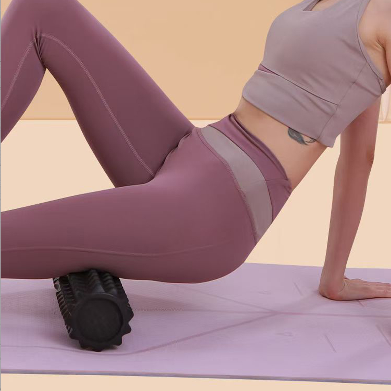 폼 롤러와 요가 블록 세트(33/45cm), 심부 조직 - Pilates Yoga Home 리뷰 및 가격
